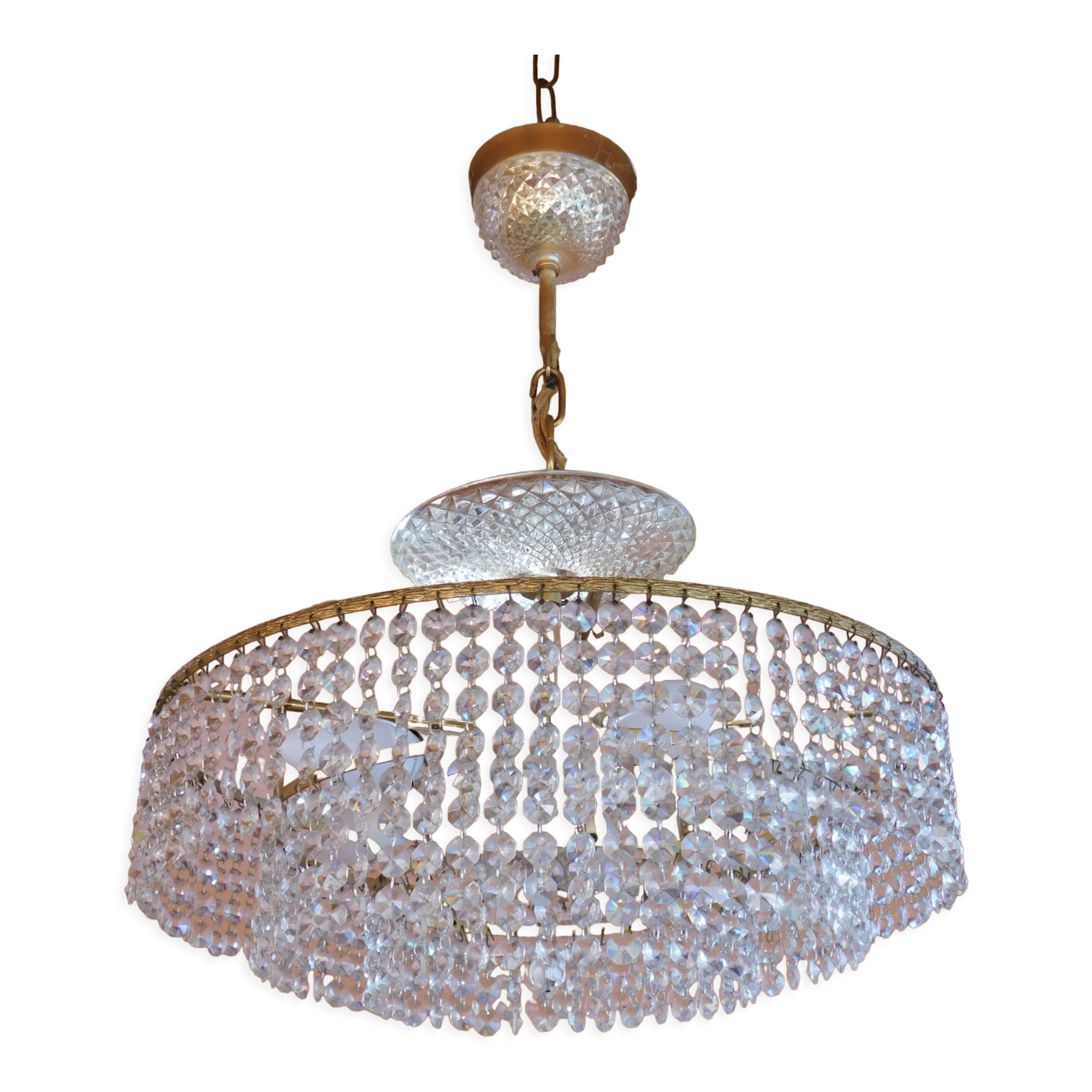 Lustre à pampilles ø 40 cm
