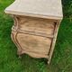 Commode ancienne plateau bois style louis xvi