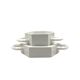 Sergio Asti, white ceramic centerpiece, Gabbianelli Italy ca. 1970