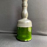 Carafe et 5 verres cristallin et étain
