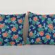 Set of 2 vintage Turkish cushion covers 61x61 cm