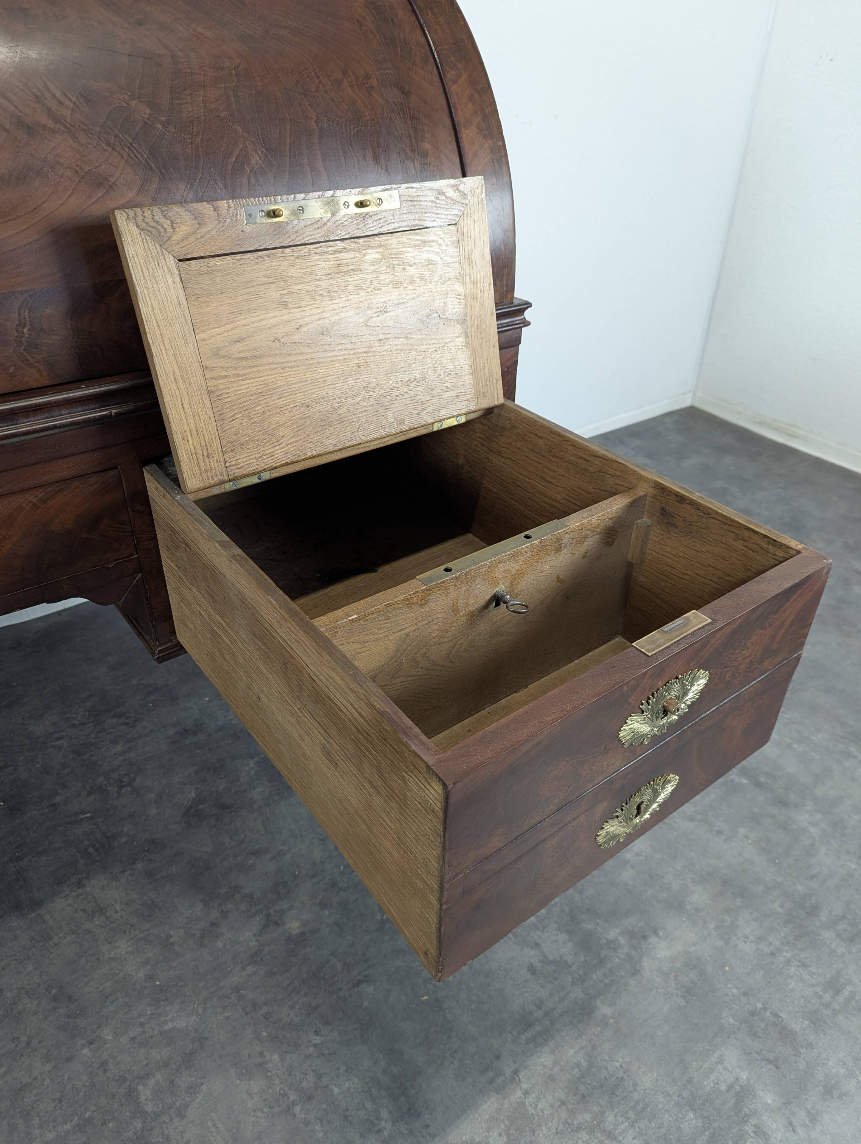 Bureau cylindre d'époque Empire