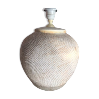 Natural stone lamp foot