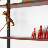 Teak shelving unit, Danish design, 1960s, production: Denmark