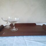 Teak platter