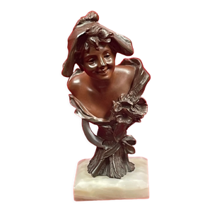 Bronze d'époque art nouveau signé