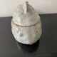 Small Rascasse box in glazed terracotta signed Rochehaut