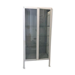 Armoire médicale verre et métal