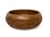 Polynesia, large carved wooden bowl or salad bowl, circa 1970