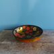 Khokhloma Russian handicraft painted wooden bowls