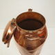 Copper milk pot from farm