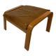 Vintage ikea poang tan cuir cantilever repose-pieds ottoman design