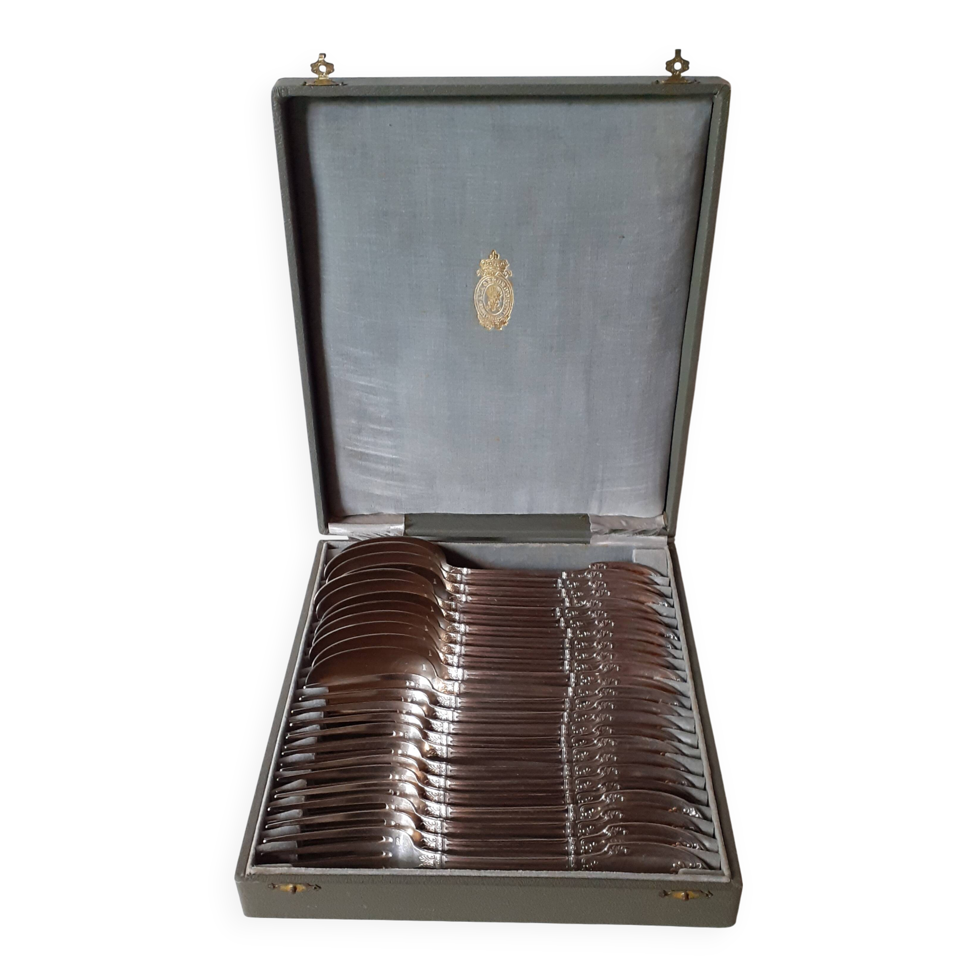 Silver-plated cutlery 34 pieces
