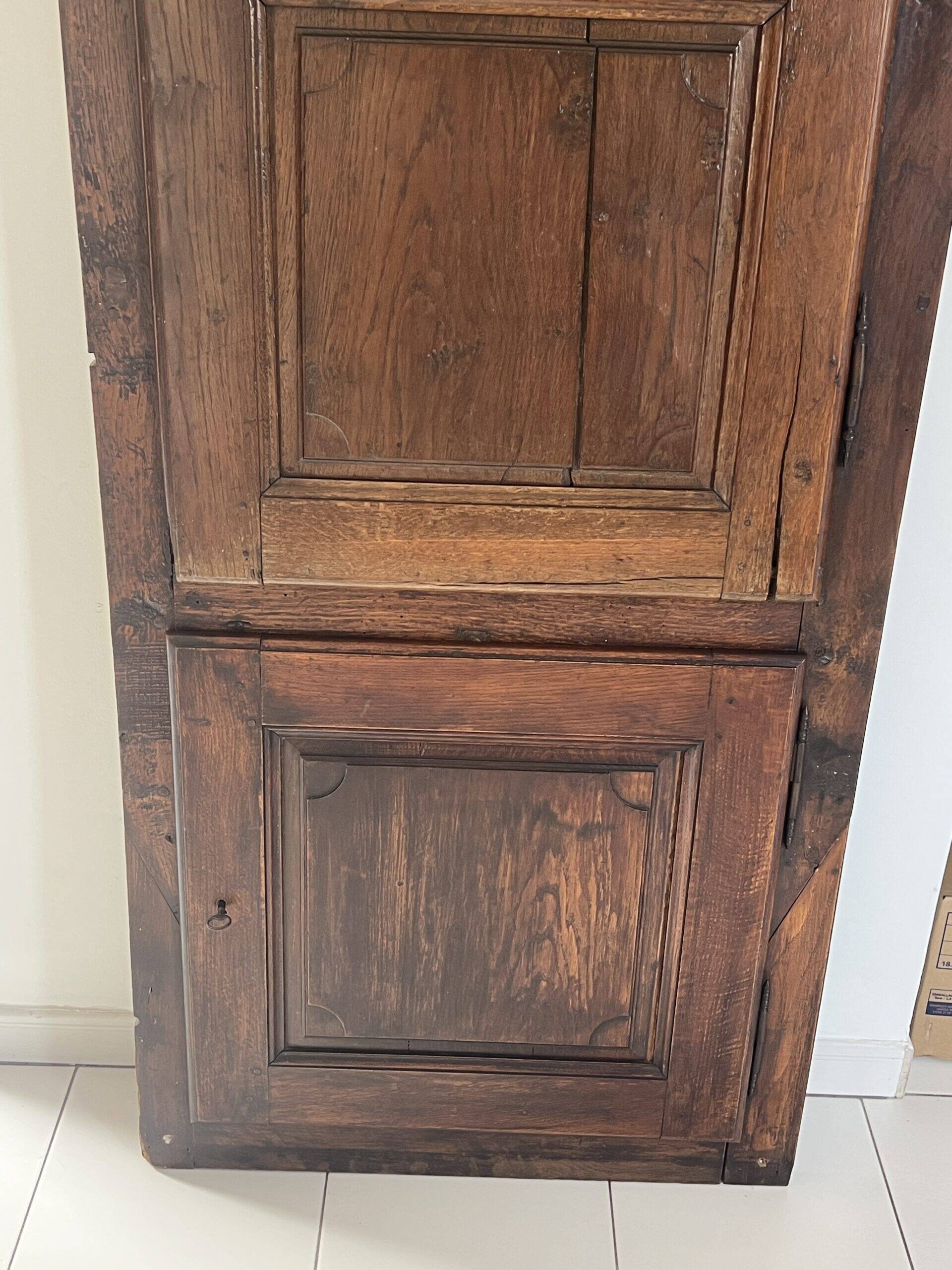 Beautiful set of 19th century solid oak cupboard doors