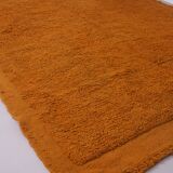 Rust Vintage Handmade Moroccan Rug 214 x 244 cm - Old Berber Rug -