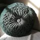 Round cushion in pleated Velvet 43cm
