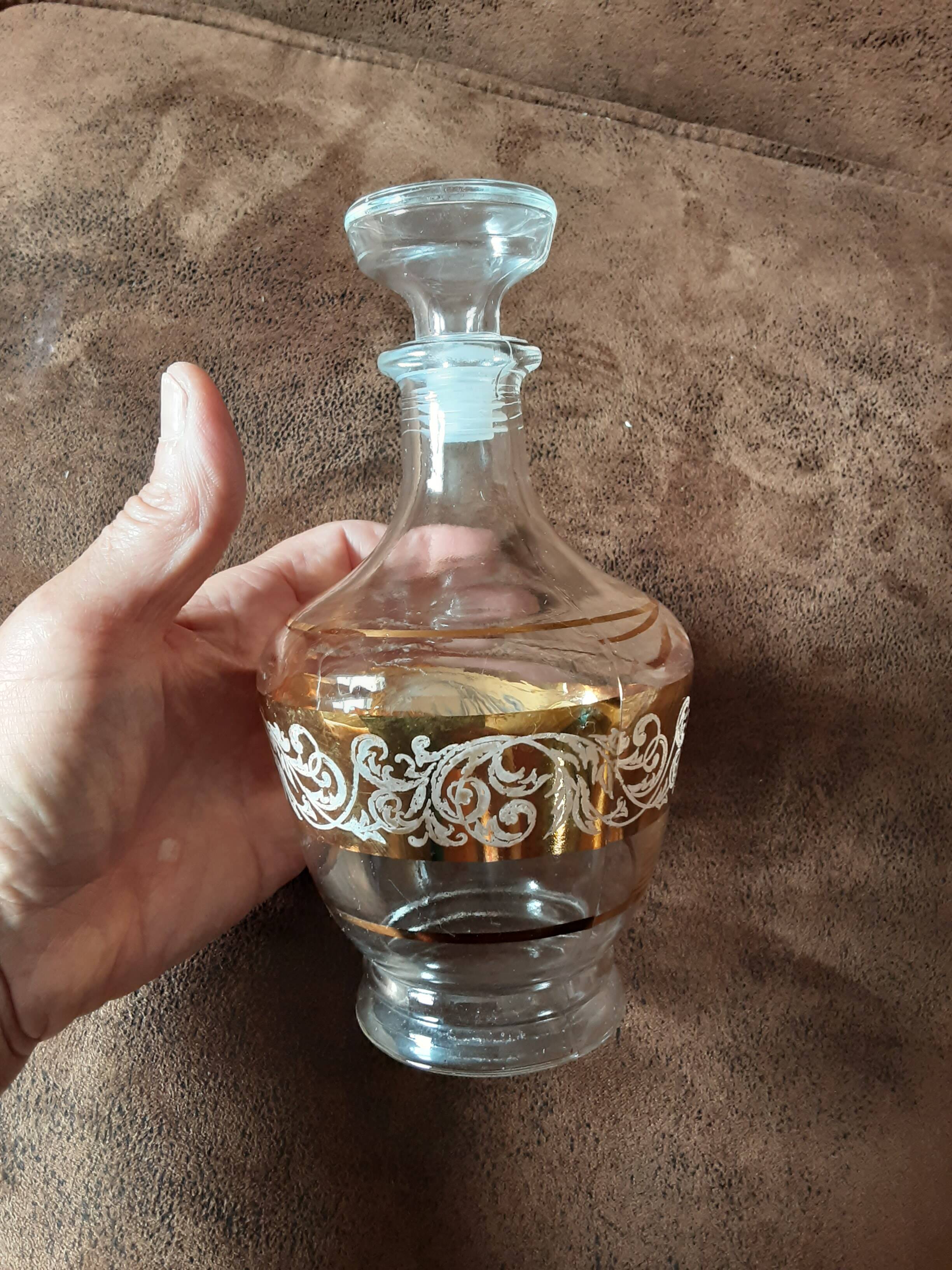 Vintage liqueur glass carafe