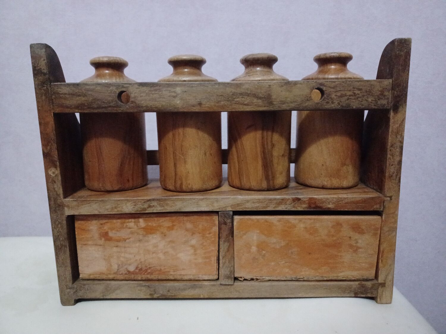 Wall spice pot holders