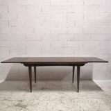 Scandinavian dining table, Rio rosewood, vintage design