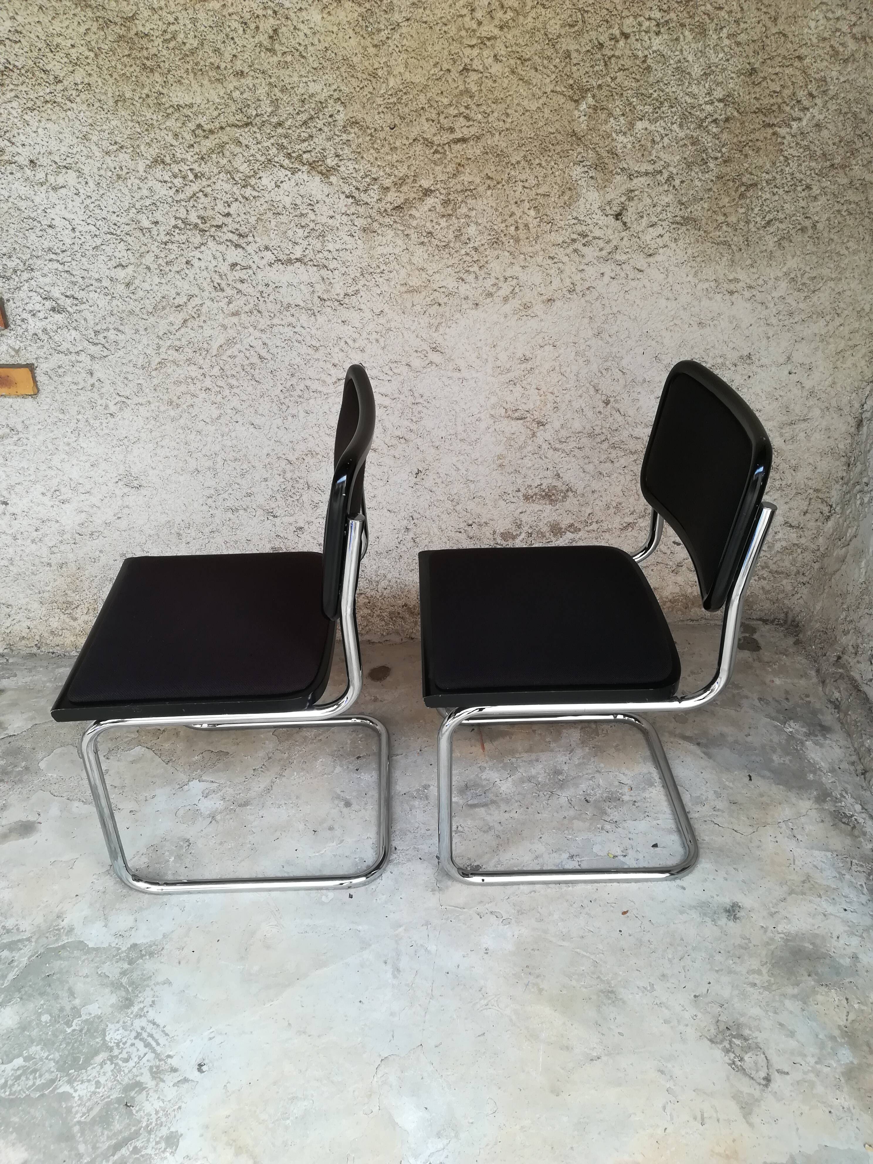 Cesca b32 chairs by Marcel Breuer