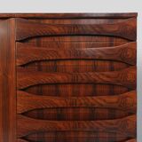Belgian Mid-Century Rosewood Highboard, 1960s