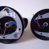 Pair of Zodiac sconces, C. Biny