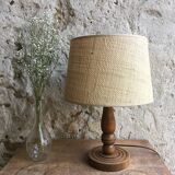 Vintage wooden lamp foot