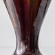 Belgian Art Deco Ceramic Table Lamps, Pair, Flambé Drip Glaze, New Silk Shades