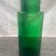 Vase - apothecary bottle in green glass