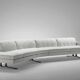Jean-Marie Massaud for Poltrona Frau leather sofa
