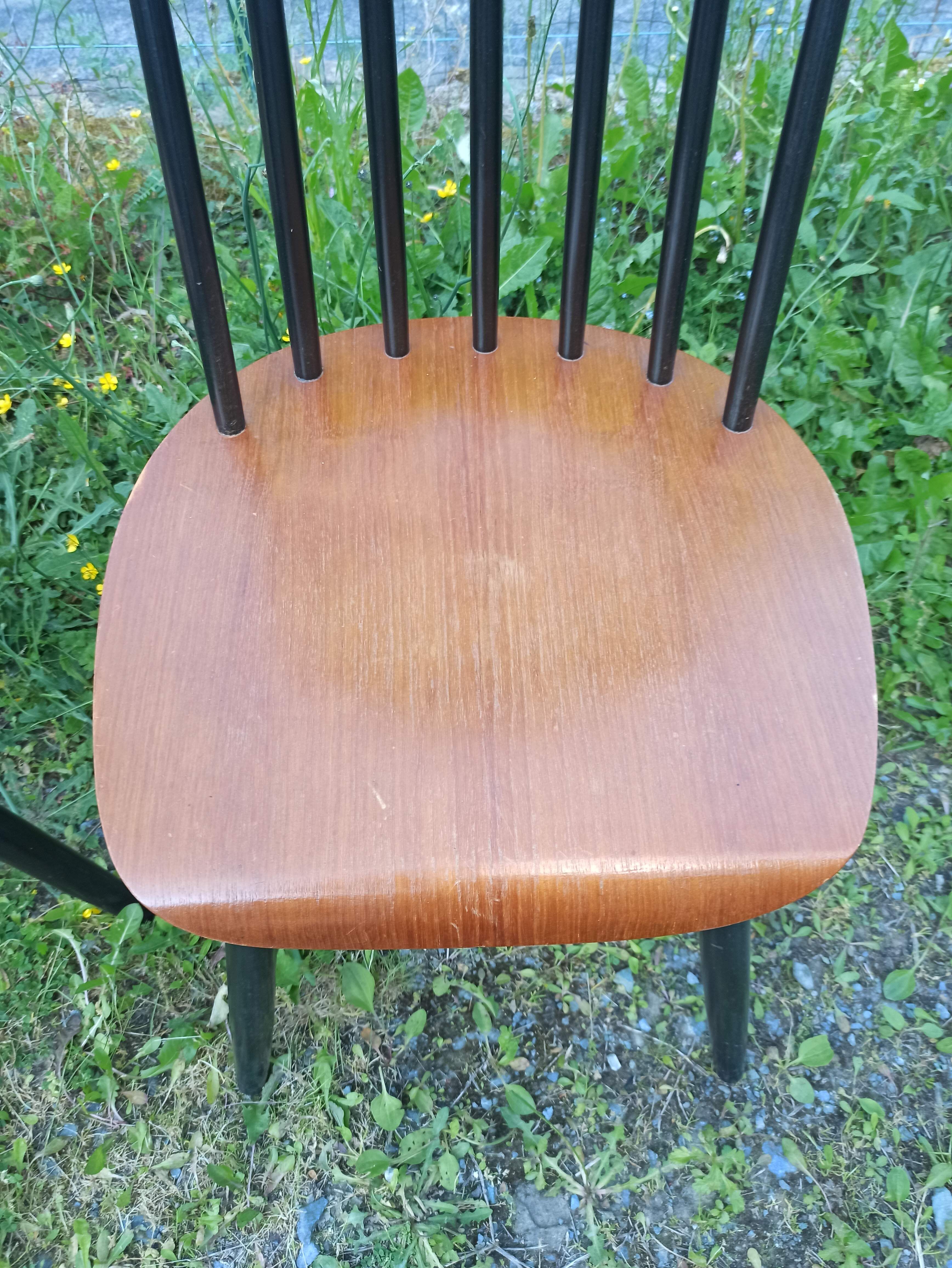Paire chaises fanett par Ilmari Tapiovaara années 60