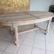Renovated solid oak extendable oval table