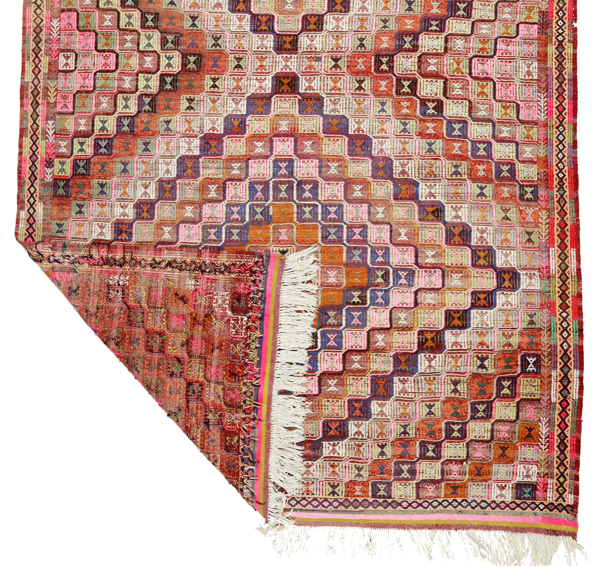 Anatolian handmade kilim rug 305 cm x 181 cm
