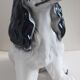 Vintage ceramic puppy: cocker spaniel