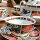 Cocema tea service fès morocco, imari decoration, 13 pieces – 1960s