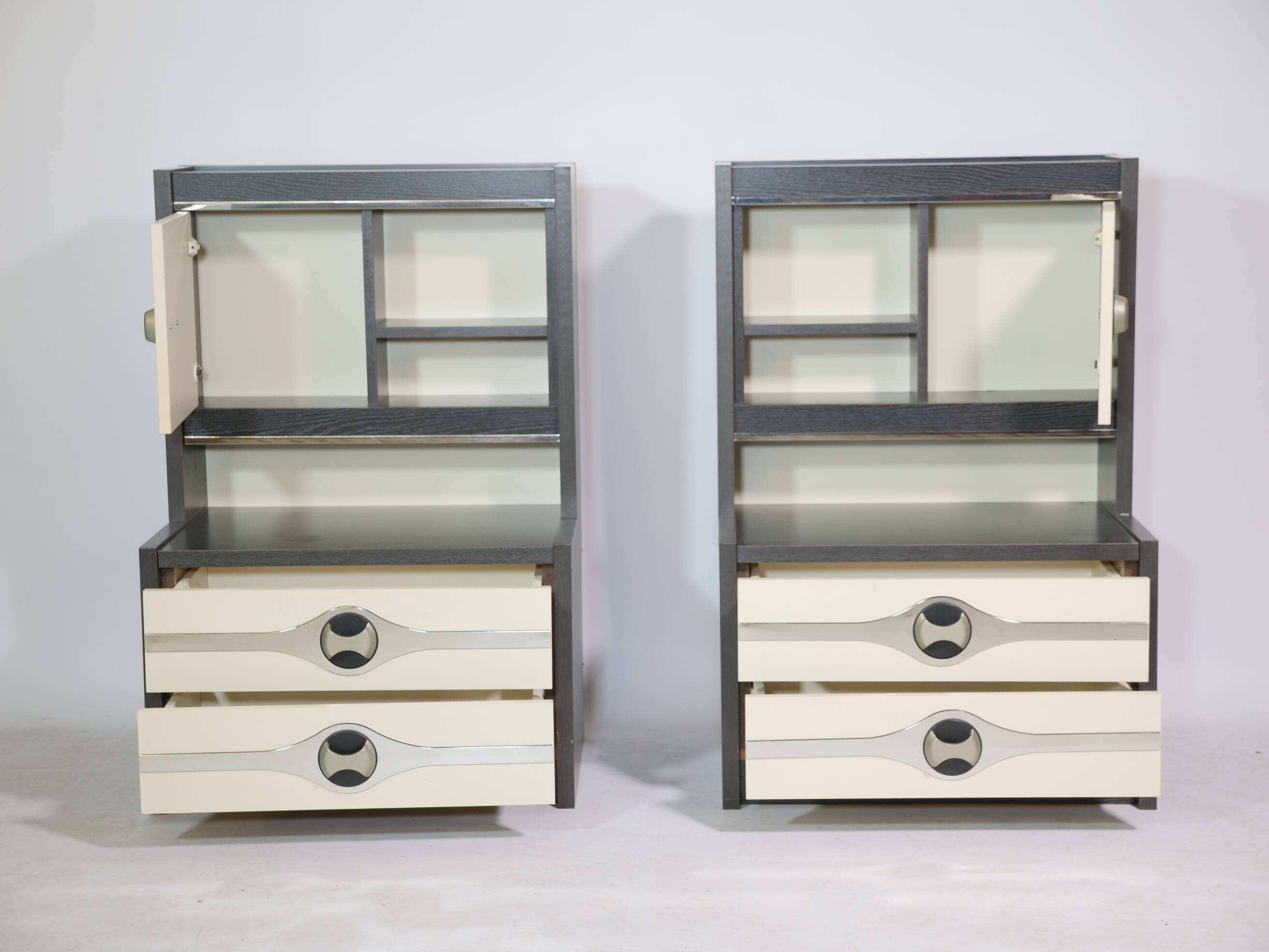 Modernist space age chest of drawers sideboard cabinet, 70s