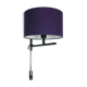 Original minimalist adjustable metal wall light, Germany 1960s