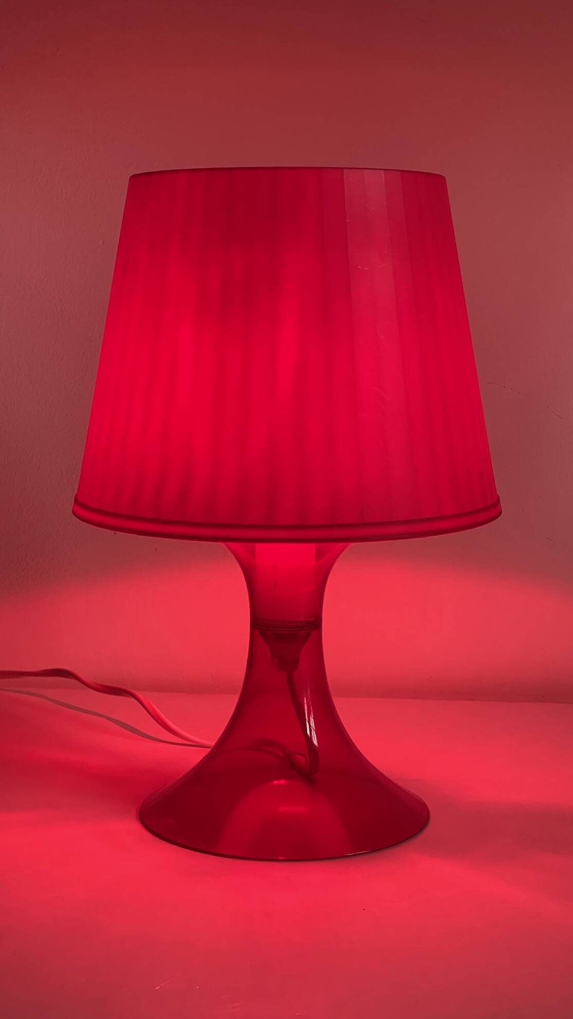 Red Vintage Ikea Lamp