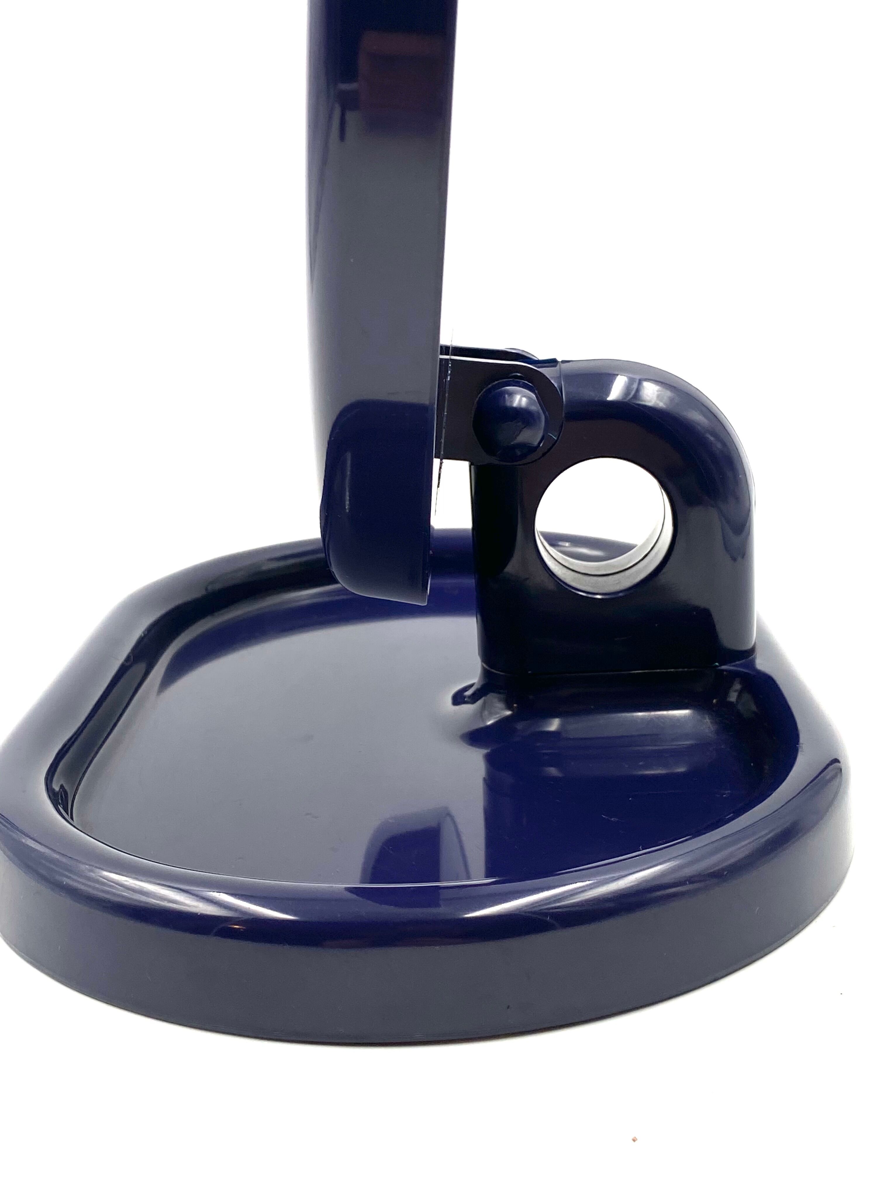 Olaf von Bohr, Blue Table Mirror, Gedy Italy, ca. 1970