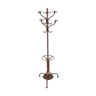 Antique Cast Iron Coat Rack, 1920s