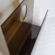 Vintage smoked plexiglass magazine holder 70s