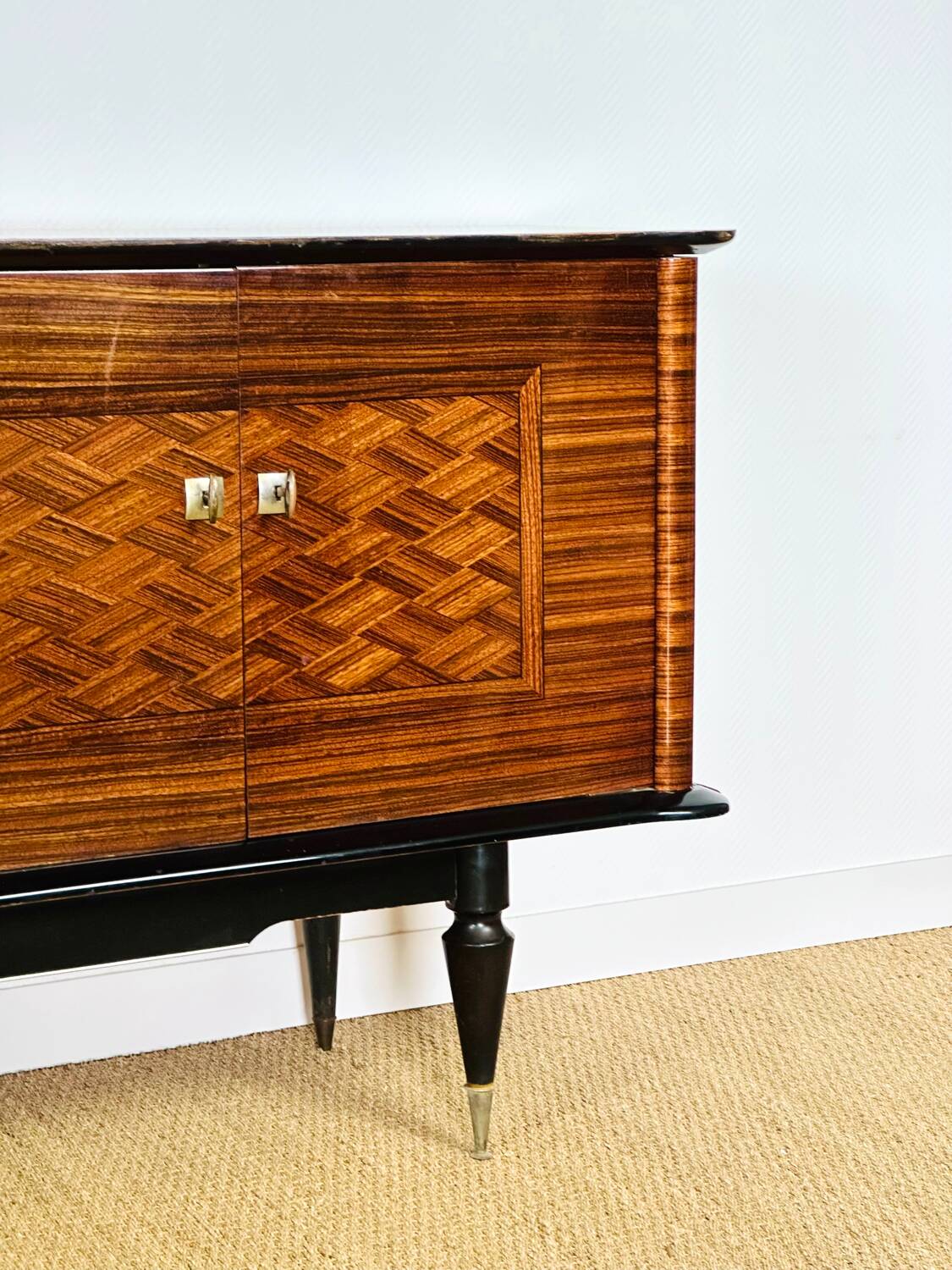 Art Deco buffet in Macassar ebony 1940