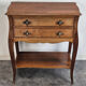Neo-rustic bedside table in cherry wood