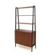 Scandinavian mahogany bookcase, AB Bröderna Troedson, Sweden, 1960