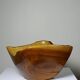 Large olive wood bowl Riviera brutalist craftsmanship circa 1950