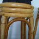Tabourets de bar en rotin