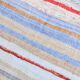 Tapis Kilim à rayures bleu clair 4x6, 117x177 cm