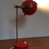Eyeball red foot lamp years 70