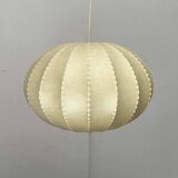 Modern mid-century Cocoon pendant lamp by Friedel Wauer for Goldkant Leuchten, Germany, 1960s.