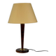 Mahogany and Brass lamp,1950